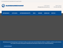 Tablet Screenshot of gleisbaumechanik.de
